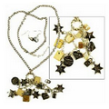 Charm Necklace & Earrings